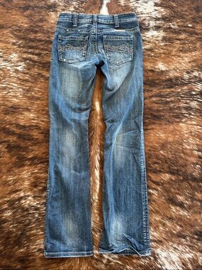 Cowgirl tuff jeans 26 x 35 dark wash